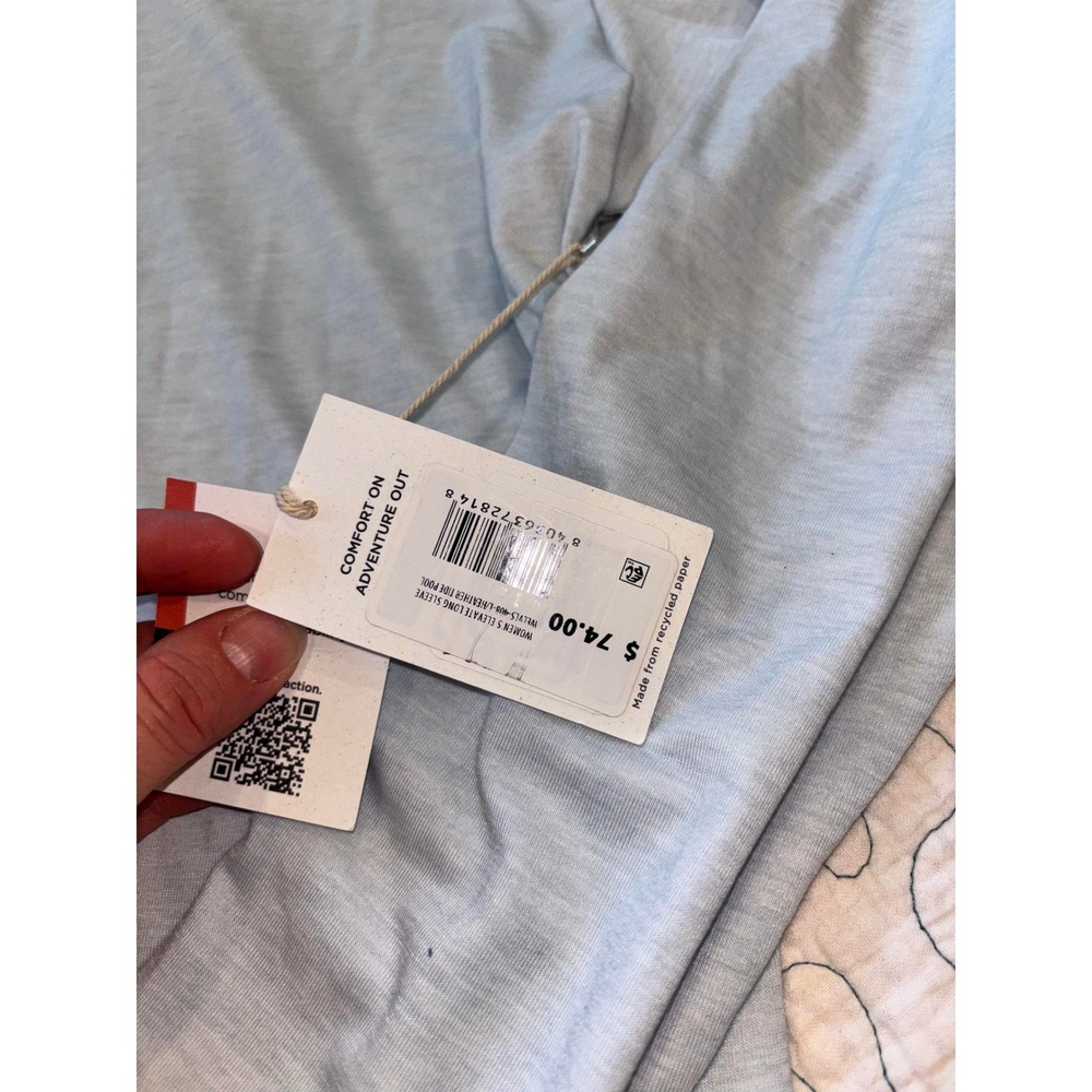 Free Fly Elevate Long Sleeve Women Heather Tide Pool Size Large - Picture 6 of 6